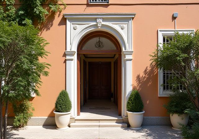 Exterior view of the Zephyr Language Atelier in Rome near Largo Amleto Cataldi